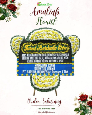 Papan Bunga Duka di Tiwugalih