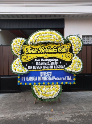 Papan Bunga Duka di Tiwugalih